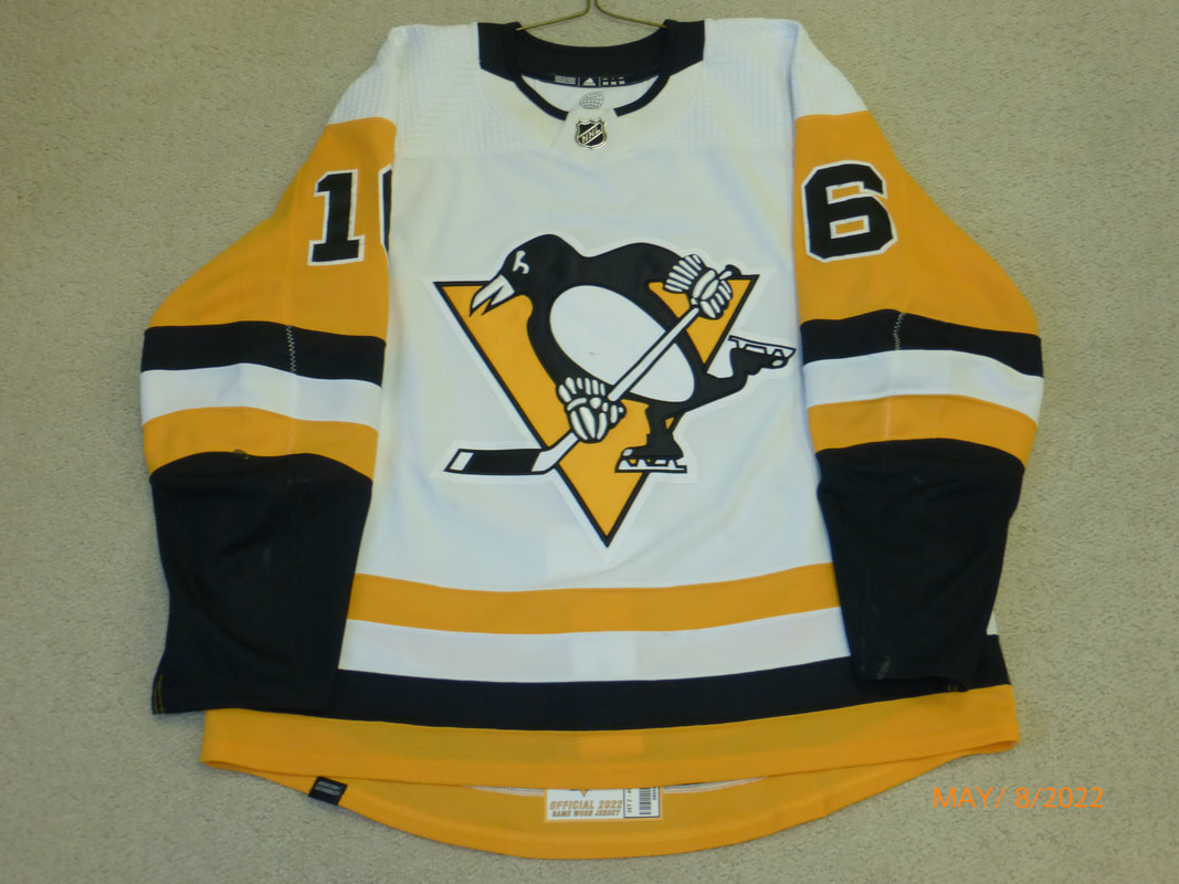 Adidas Jason Zucker Pittsburgh Penguins Reverse Retro NHL Hockey Jersey  White 52